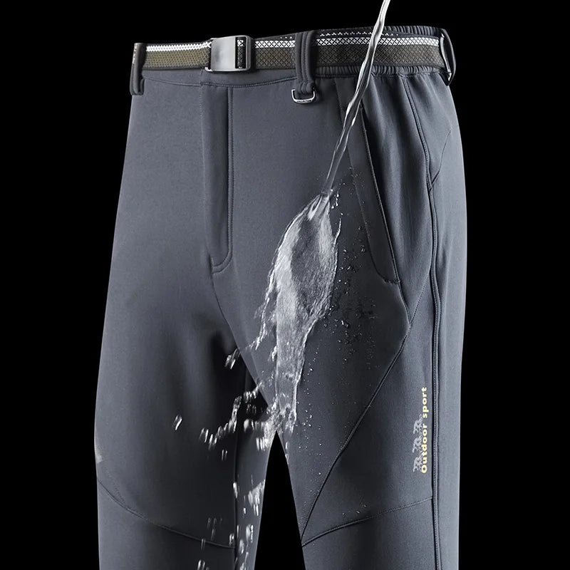 Pantalones de Invierno de Lana Impermeables para Mujer, Senderismo