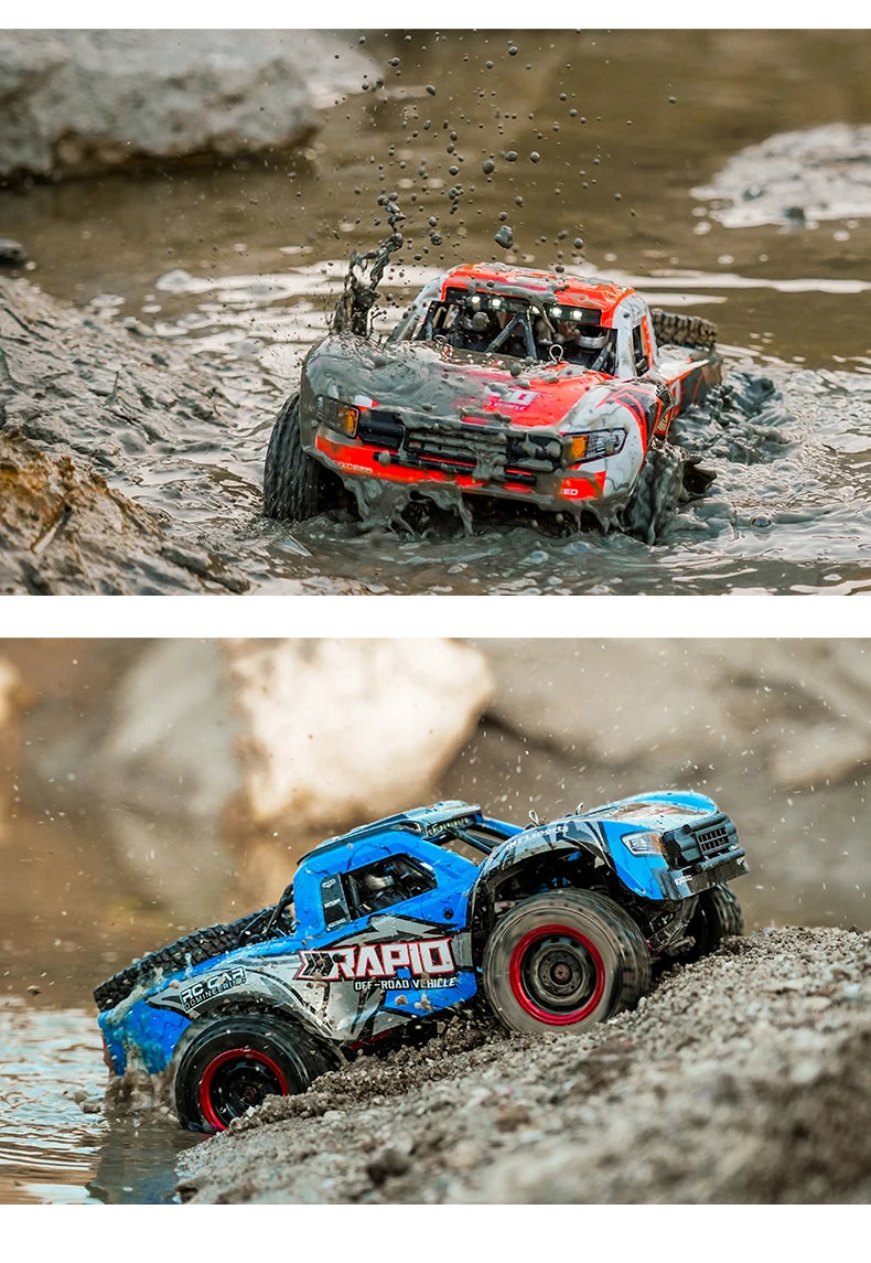 Coche RC Desierto Q130 1/14 4WD Alta Velocidad