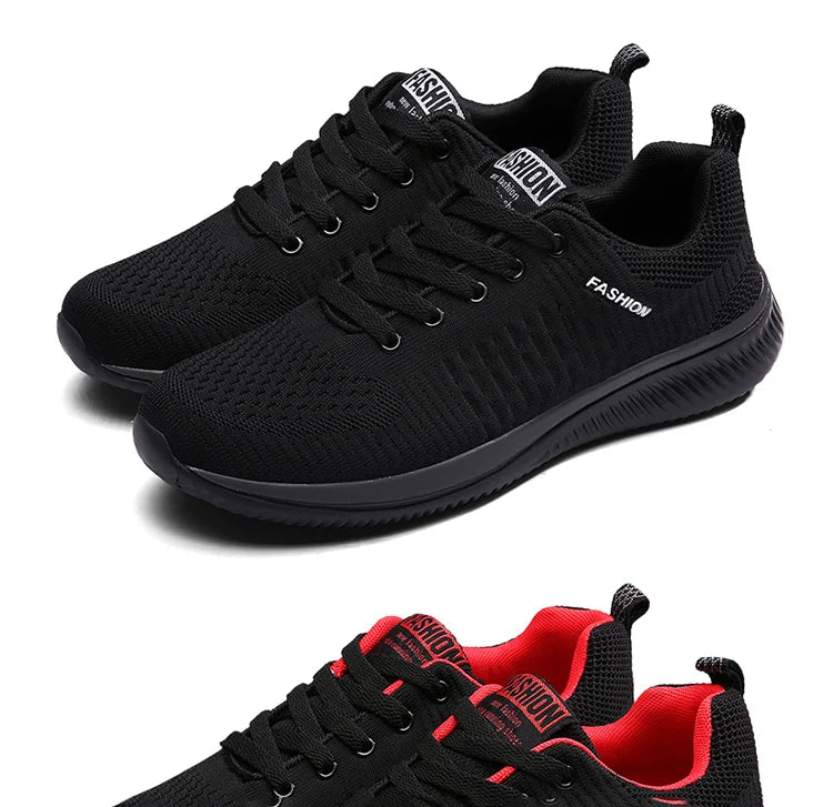 Zapatillas de correr para hombre, zapatos deportivos ligeros para caminar, zapatos informales transpirables de malla clásica, mocasines de moda para hombre, zapatillas de deporte para hombre