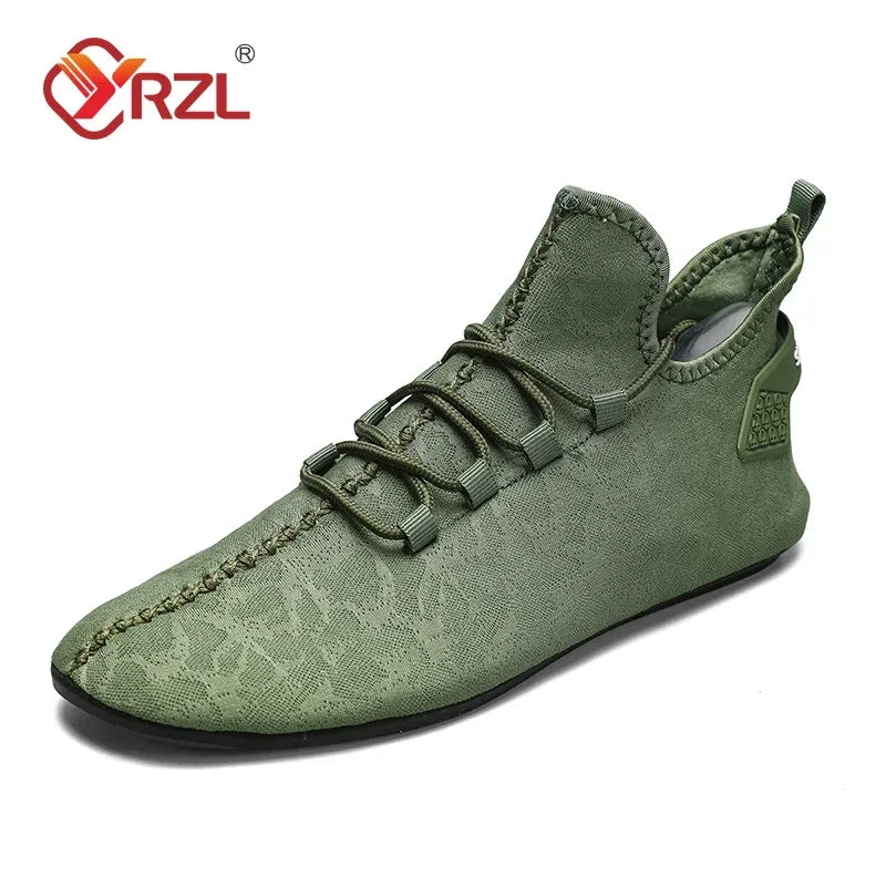 Mocasines de malla casual para hombre - Zapatos planos verano