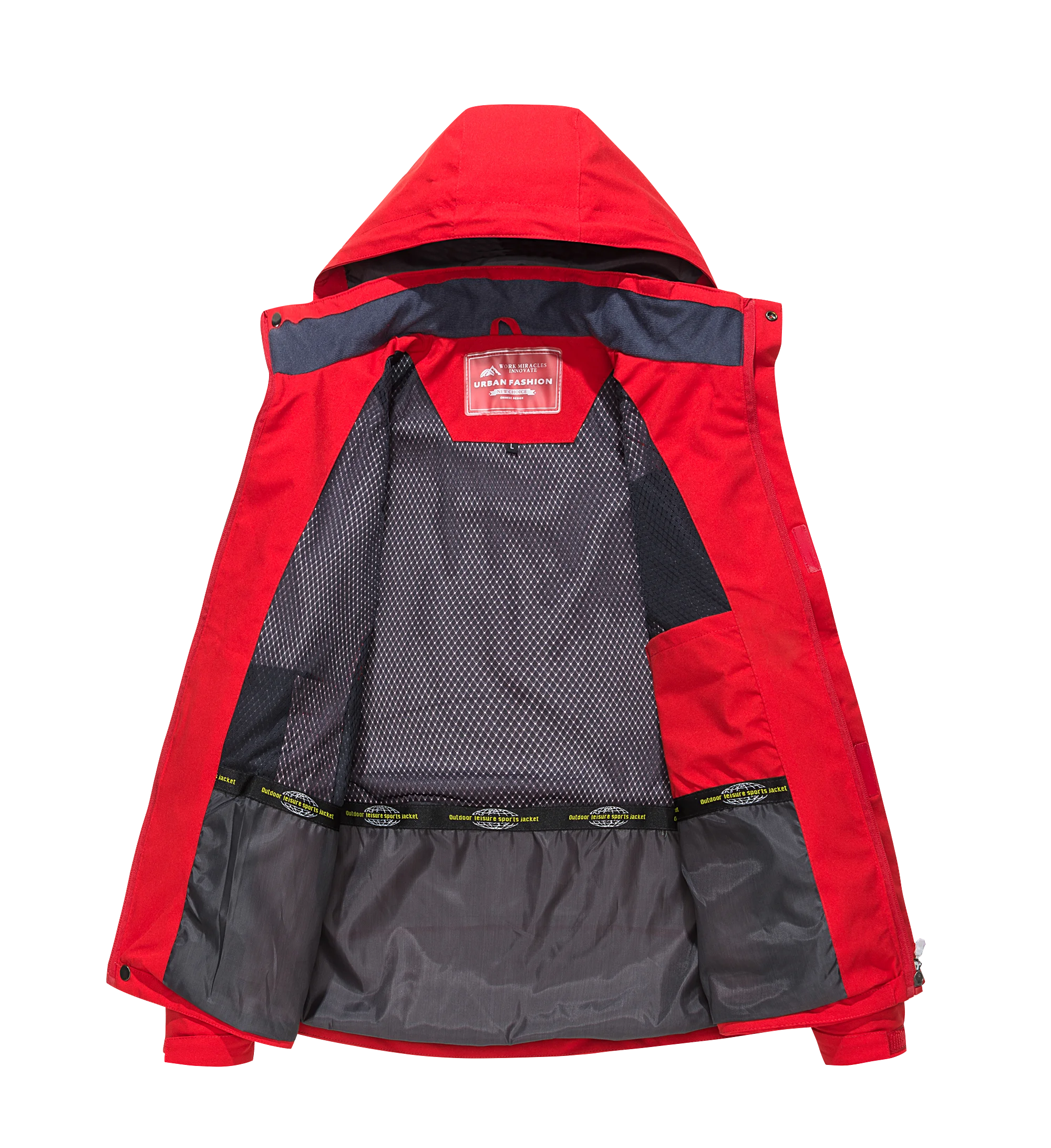 Chaqueta de Senderismo Impermeable para Hombre, Cortavientos, Outdoor