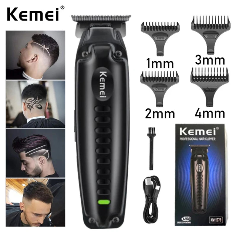 Kemei Cortadora de Pelo Inalámbrica KM-1579
