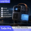 Proyector portátil Wanbo Togo Pro, 500 ANSI, 1080P, Google TV, batería 3,5h