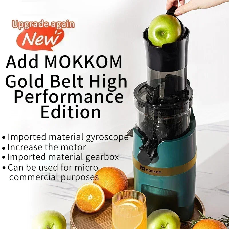 Exprimidor Lento de Prensa Fría — Tornillo Extractor 43 RPM