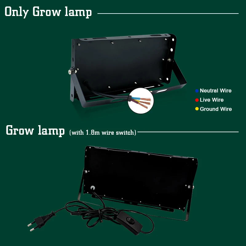 Reflector LED 50W 100W IP65 Impermeable para Interior y Exterior