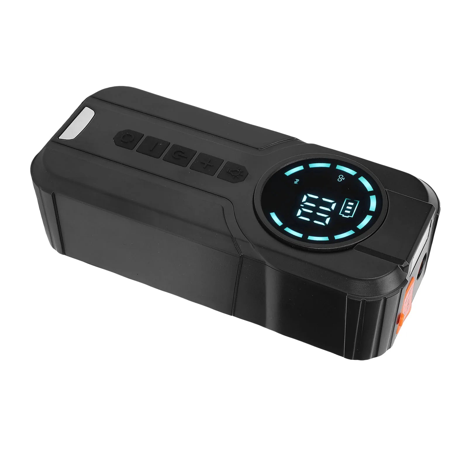 Compresor de Aire Portátil con Arranque de Emergencia y Banco de Energía 10000mAh