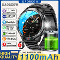 Reloj Inteligente KT88 Brújula Linterna 1100mAh