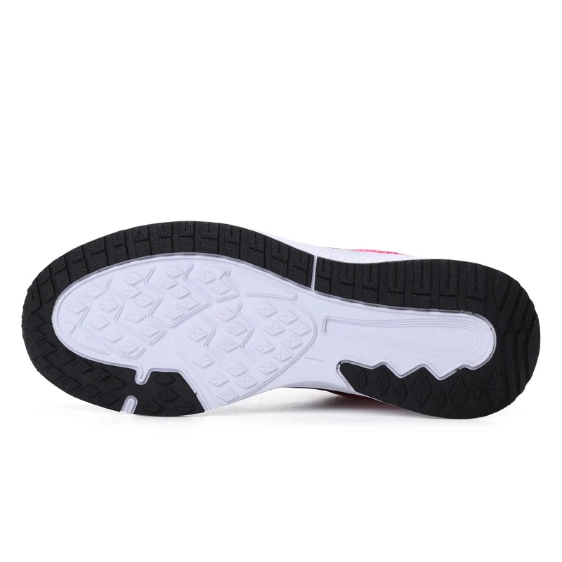 Zapatillas transpirables para correr para mujer, zapatillas deportivas ligeras antideslizantes para mujer, zapatillas suaves para exteriores con cordones, tenis de moda