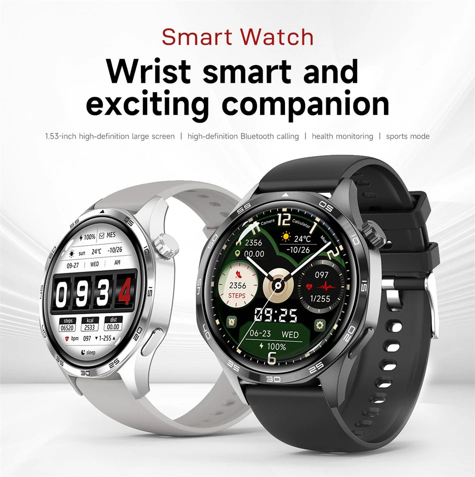 Reloj Inteligente 5 Pro con AMOLED, GPS, NFC, Brújula y Llamadas Bluetooth