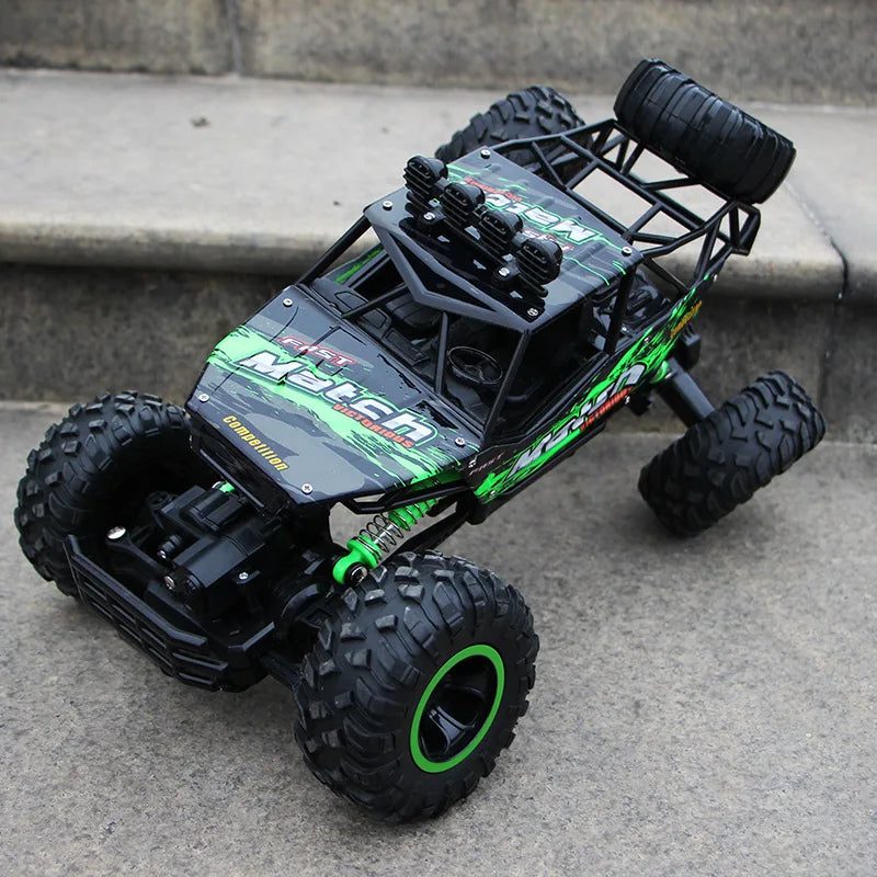 Auto RC 4x4 Todoterreno Control Remoto 1:12 OiKe con Luces LED