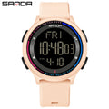 Reloj Digital SANDA 6158 para Niños y Adolescentes, Deportivo Impermeable