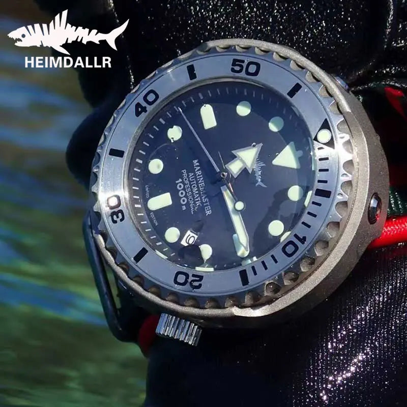 Reloj de Buceo Mecánico HEIMDALLR Tuna 1000M con Movimiento NH35A