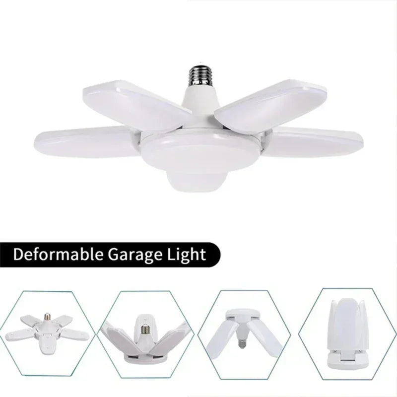 Bombilla LED Plegable 4 Cuchillas 6500K Sin Parpadeo