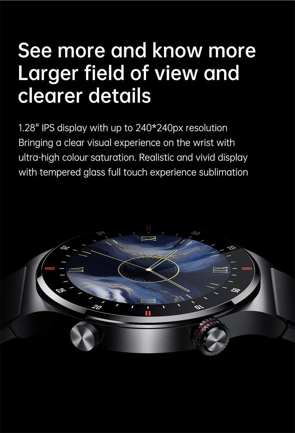 Reloj Inteligente Deportivo con Pantalla Táctil y Llamadas Bluetooth