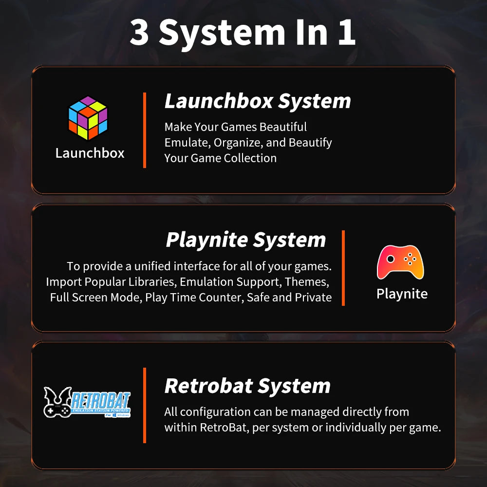 Disco Duro para Juegos de 3 TB con Más de 17000 Juegos, Launchbox, Playnite y Retrobat para PS4/PS3/PS2/Switch/Wii/Wiiu/N64 para PC/Laptop con Windows