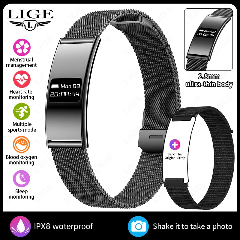 Pulsera Inteligente Ultrafina con Oxígeno en Sangre