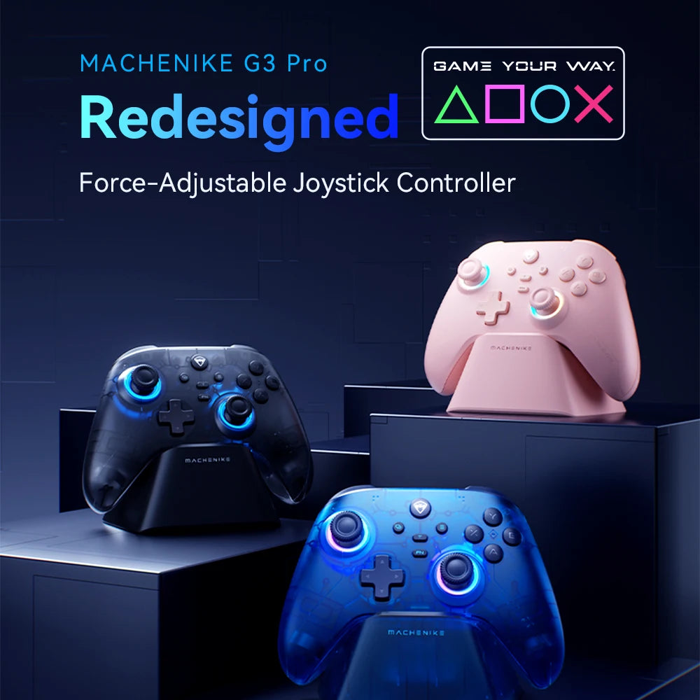 Controlador de Juegos para PC Machenike G3V2 G3Pro, Joysticks con Efecto Hall, Gamepad para Nintendo Switch, iPhone, Teléfono Móvil Android, PC