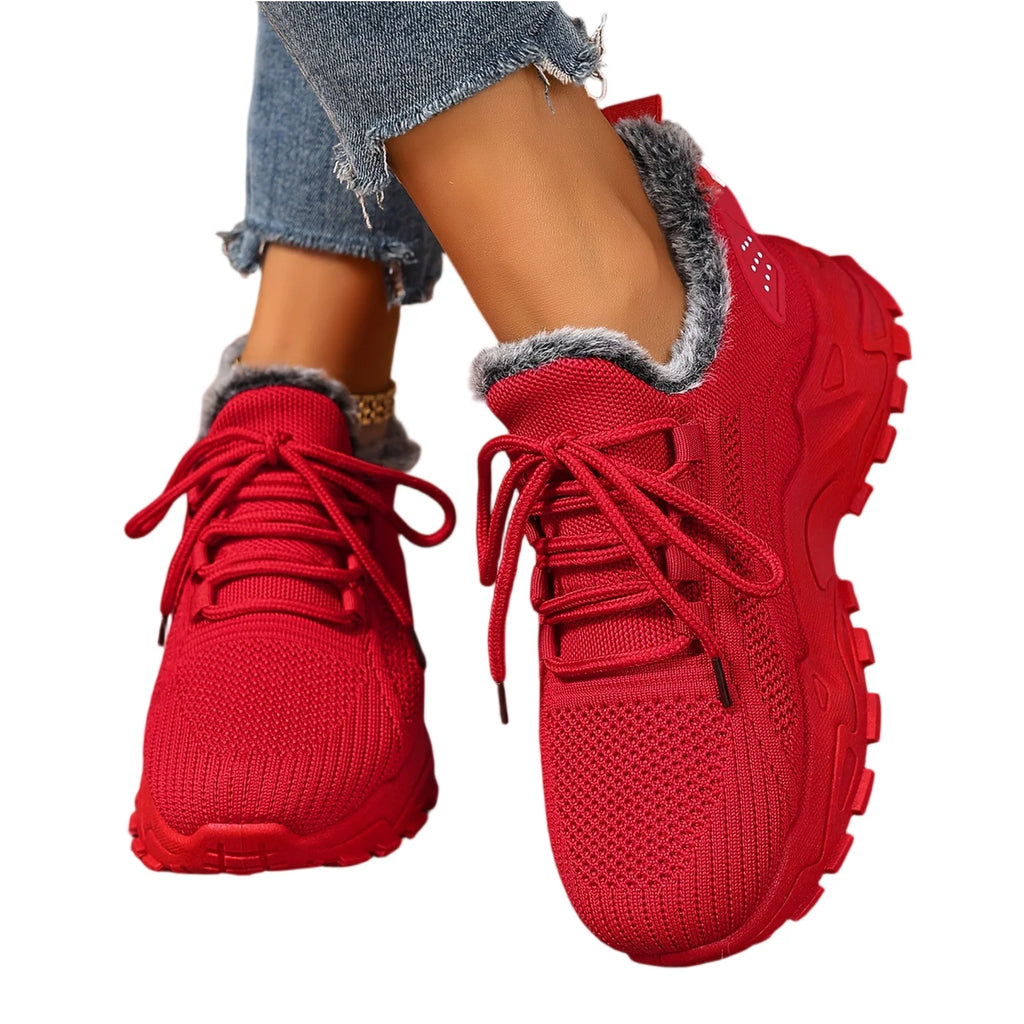 Zapatillas Deportivas de Invierno para Mujer - Suela Antideslizante