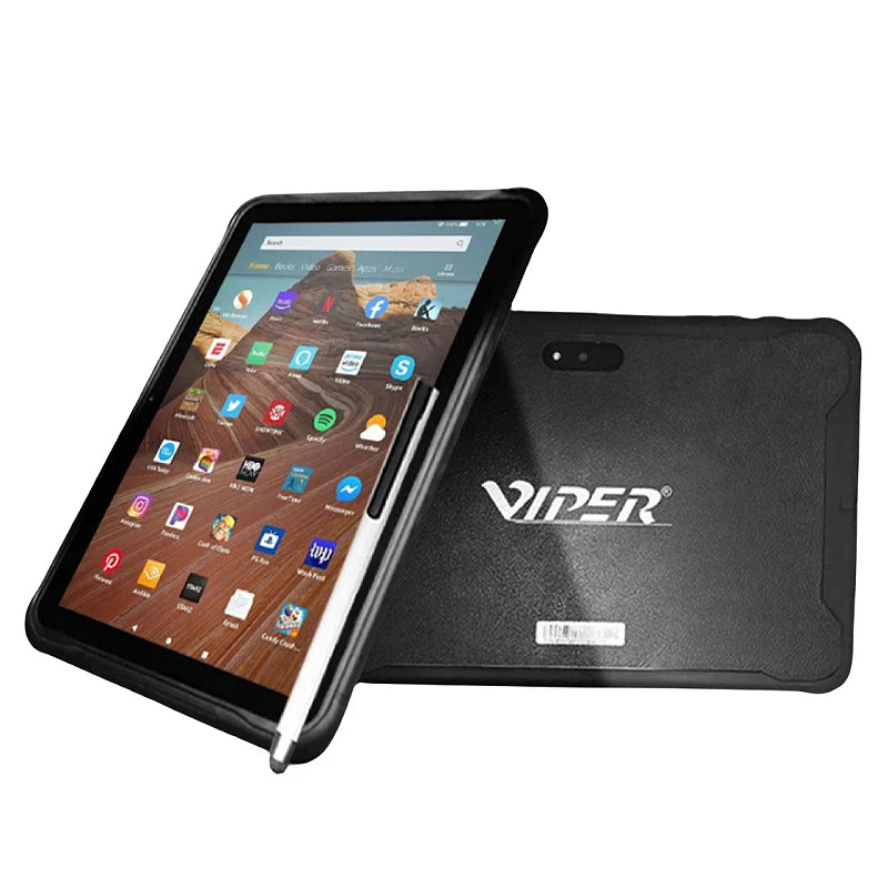 Tableta Android 12 Tipo-C de 10.1 Pulgadas Resistente al Agua, a las Caídas y al Polvo MT8168 3GB+64GB WIFI Bluetooth 5.0 6000mAh Lápiz Óptico de Regalo