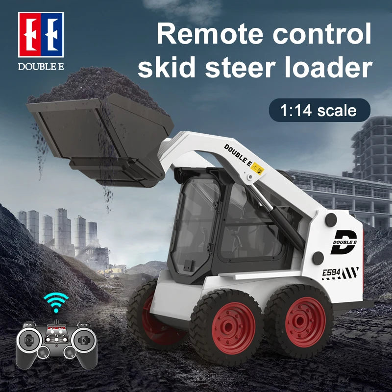 Excavadora RC 1:14 Doble E594 Control Remoto 360° con LED