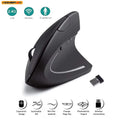 Ratón Vertical Ergonómico Inalámbrico de 2.4GHz HOMEFISH, Ratón Óptico con 3 DPI Ajustables 800/1200/1600 y 6 Botones para Computadora Portátil y PC