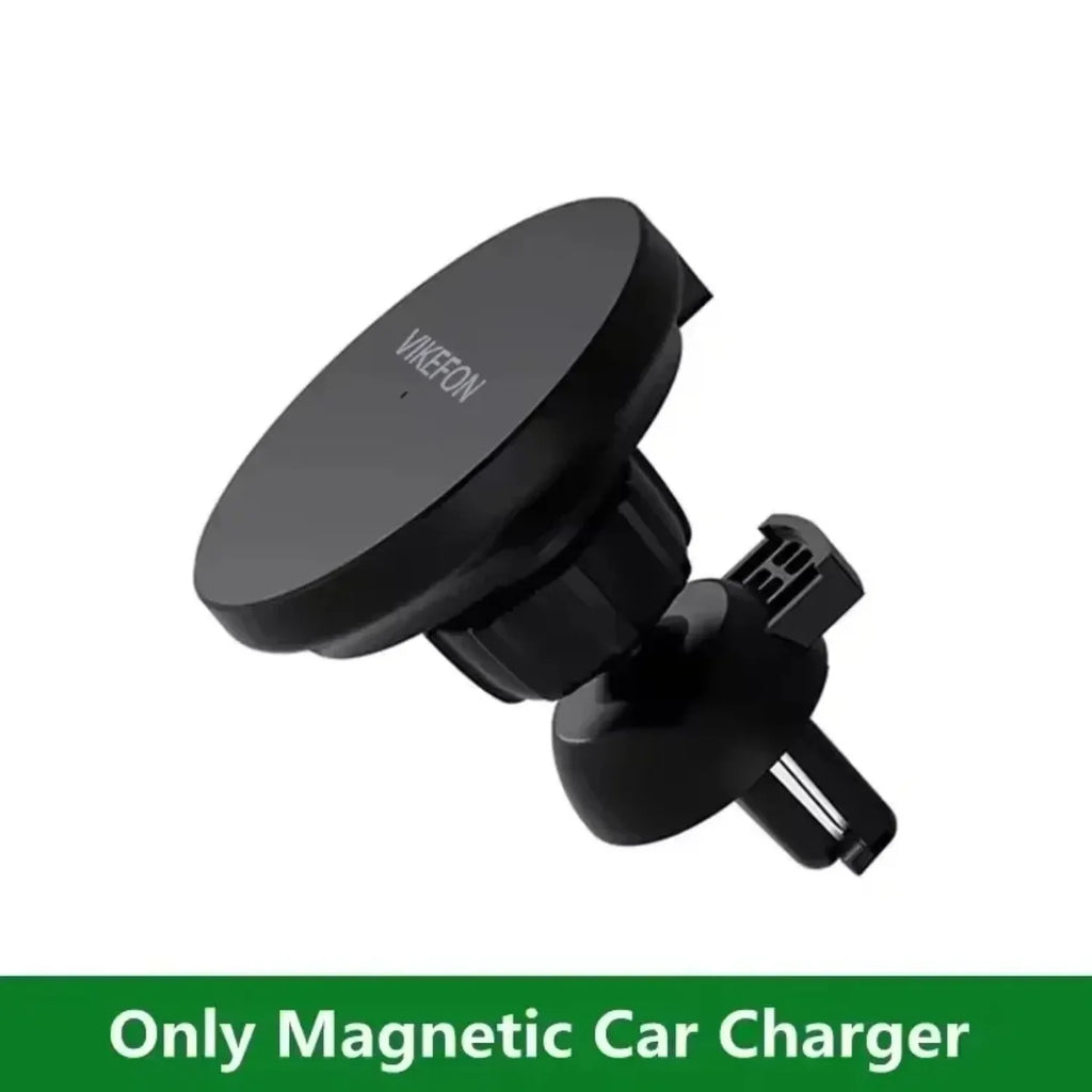 Soporte Magnético para Coche con Carga Inalámbrica Rápida de 15W, Rotación de 360° para iPhone 12 13 14 15 16 17 Pro Max