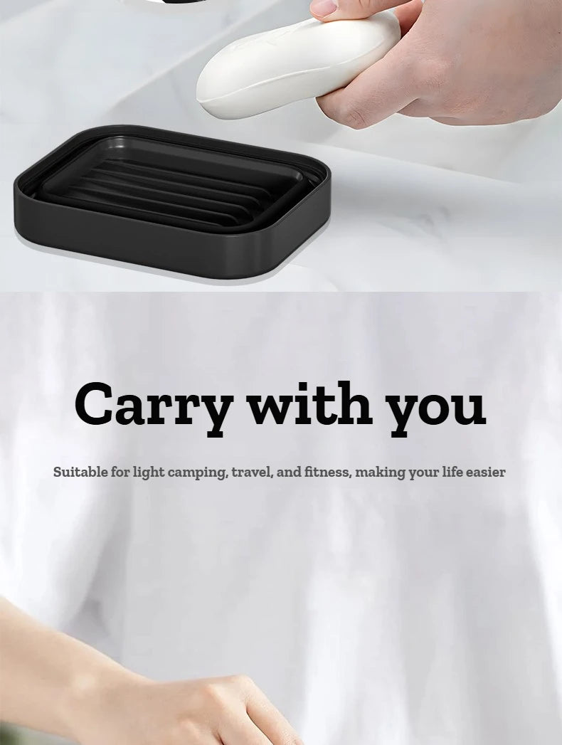 Caja de Jabón de Silicona con Cepillo Exfoliante