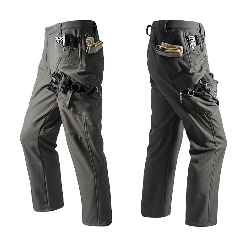 Chaquetas tácticas de piel de tiburón City Gargo para hombre, pantalones de senderismo, pesca, escalada, senderismo, pantalones informales para caza y acampada, M-5XL