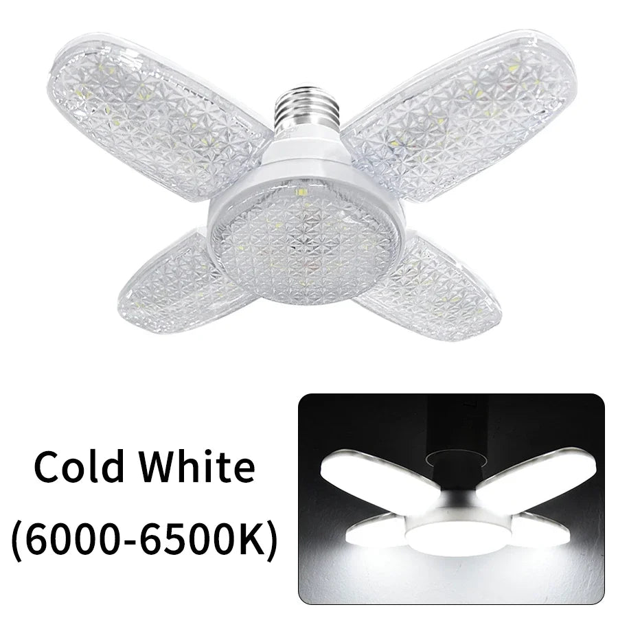 Lámpara LED Plegable E27 para el Hogar y Garaje