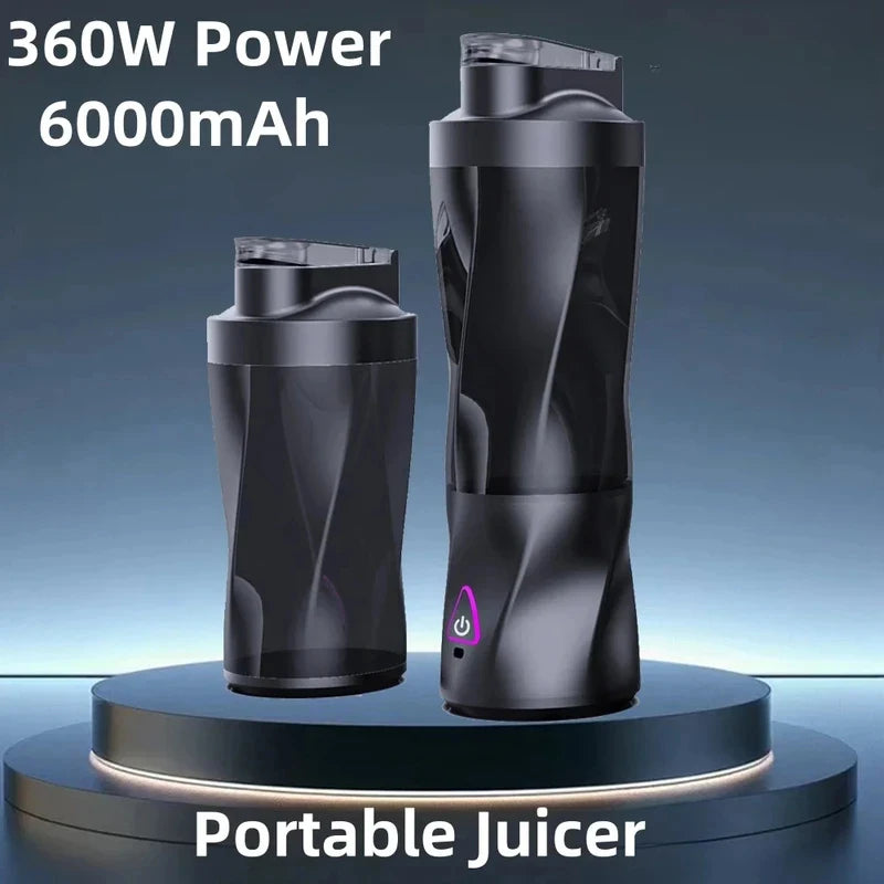 Exprimidor Portátil Inalámbrico 360W Batería 6000mAh