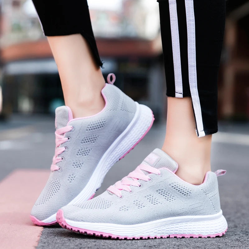 YRZL Zapatillas de deporte para hombre, zapatillas de deporte transpirables de malla cómodas y ligeras a la moda, zapatos deportivos para parejas, zapatos de tenis al aire libre para hombres