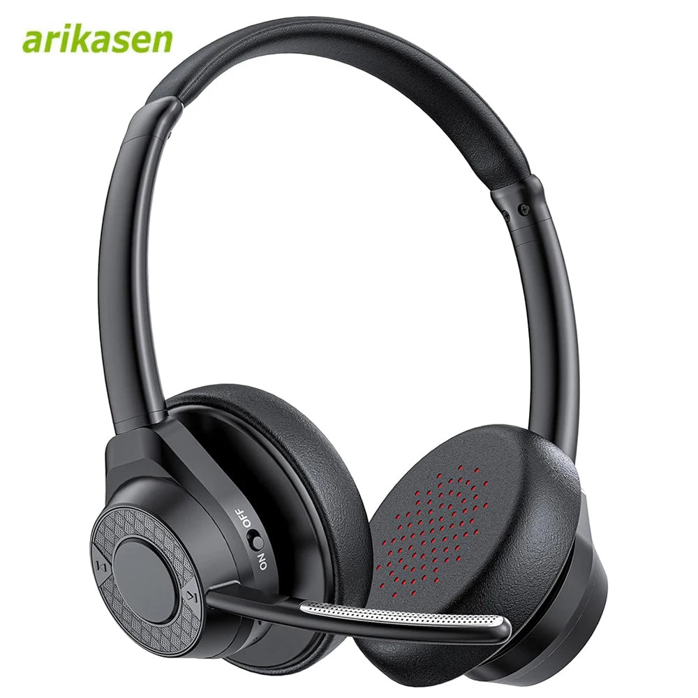 Auriculares Bluetooth 5.4 con Micrófono ENC y Conexión Multipunto