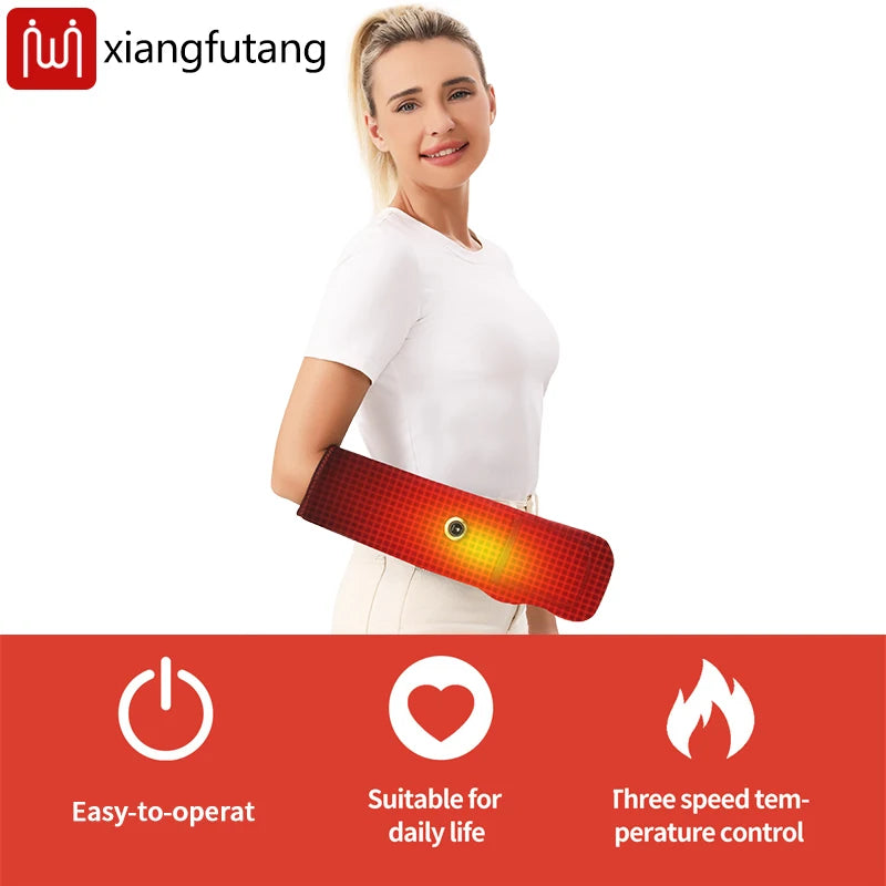 Almohadilla Térmica USB para Manos con Masaje por Vibración 3 Modos