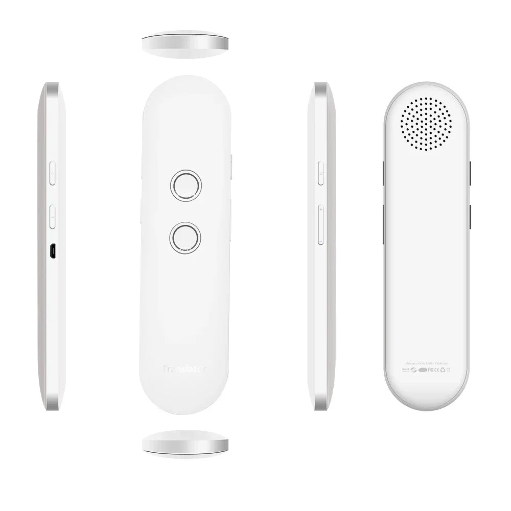 Mini T4 AI Translator Smart Pen Inalámbrico, 40 Idiomas, Compatible con Bluetooth, Portátil, Traducción de Voz Instantánea Bidireccional en Tiempo Real