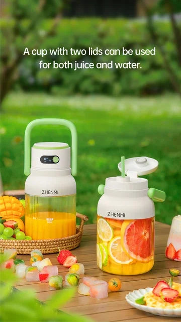 Exprimidor Eléctrico Portátil 1L con Carga USB