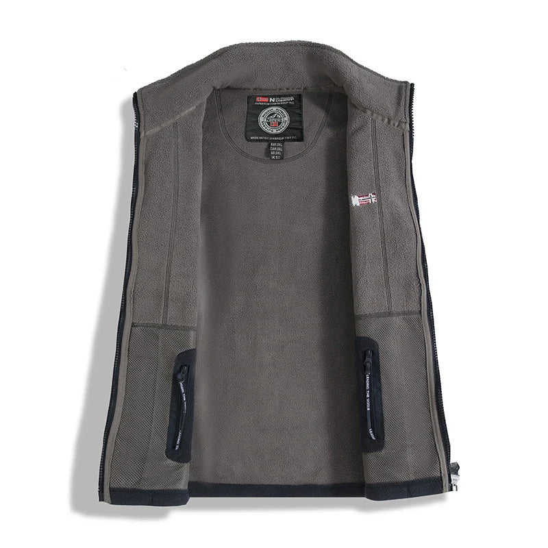 Chaqueta Polar de Invierno para Hombre con Cierre