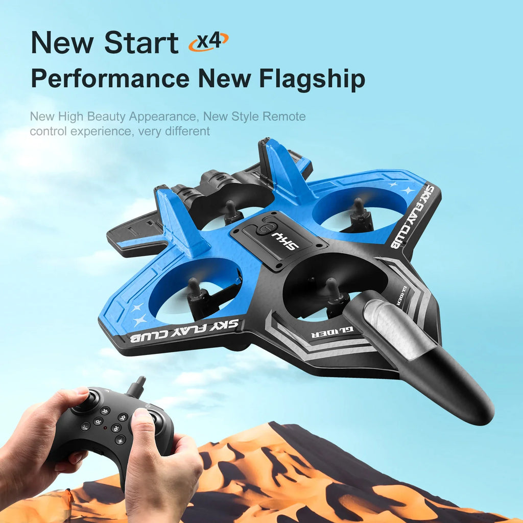 Dron RC Planeador YP3 con Luces LED y Control Remoto 2.4G