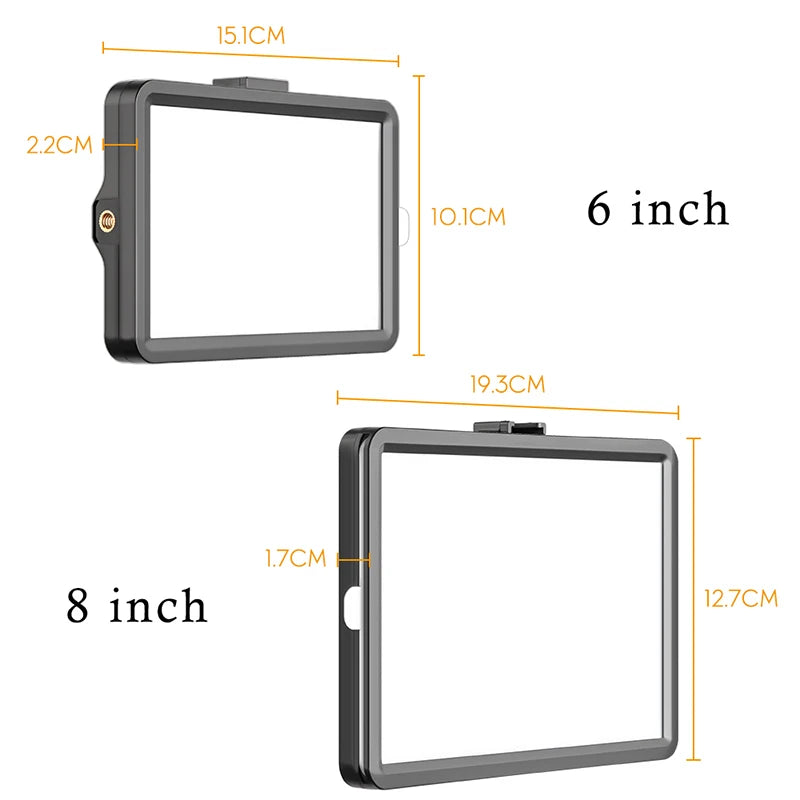 Luz LED Regulable para Video y Fotografía con Trípode 6/8"