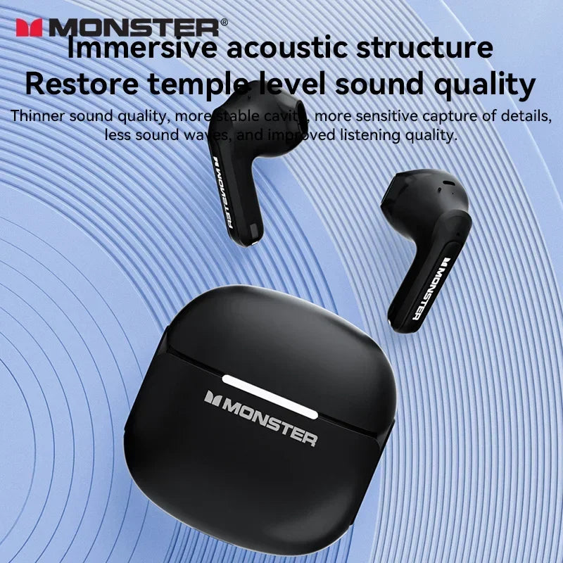 MONSTER GT15 Auriculares Bluetooth 5.4 Estéreo