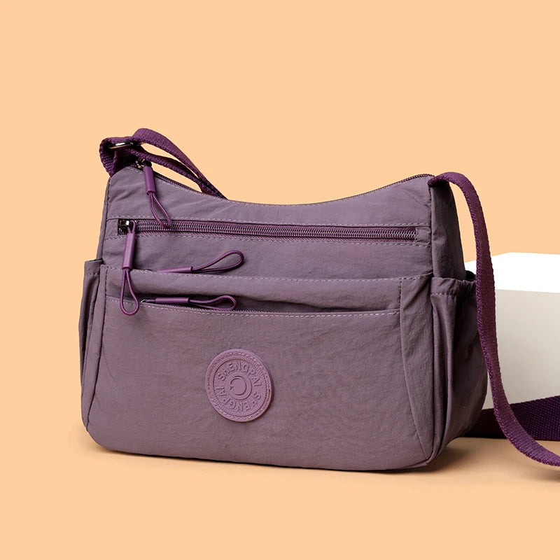 Bolso Bandolera Multibolsillo Unisex para Viajes y Uso Diario