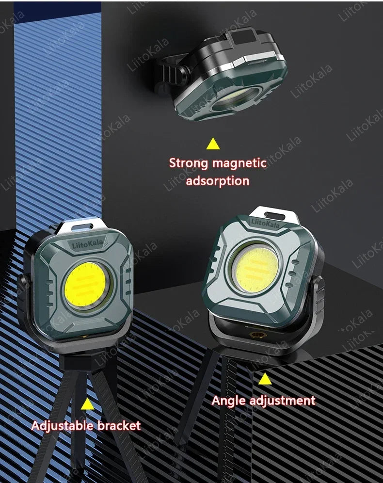 Linterna de Trabajo LED COB 500LM LiitoKala Recargable Tipo C