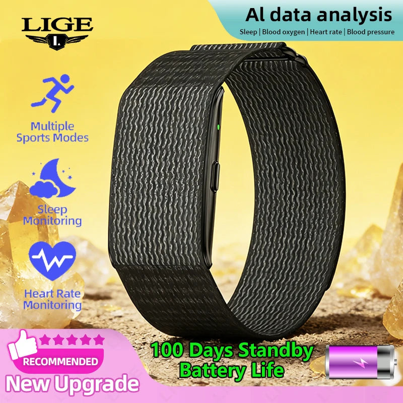 LIGE Pulsera Inteligente Monitor de Salud IA