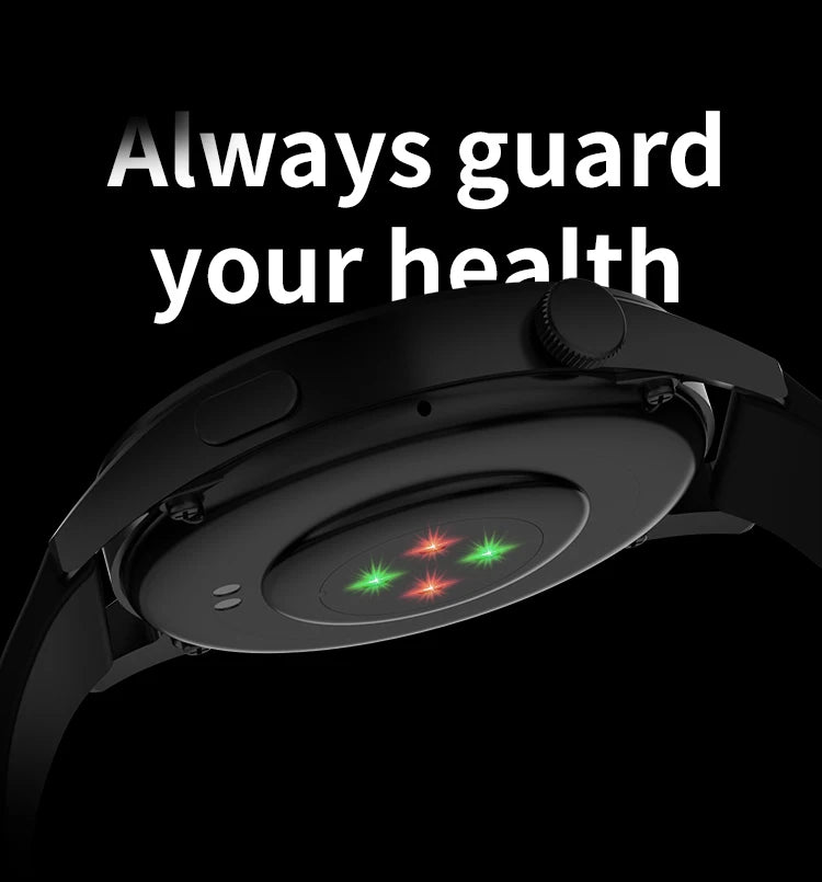 Nuevo reloj inteligente deportivo GPS a la moda para hombre, pantalla AMOLED de 1,85 ", frecuencia cardíaca, presión arterial, salud, reloj inteligente para IOS y Android