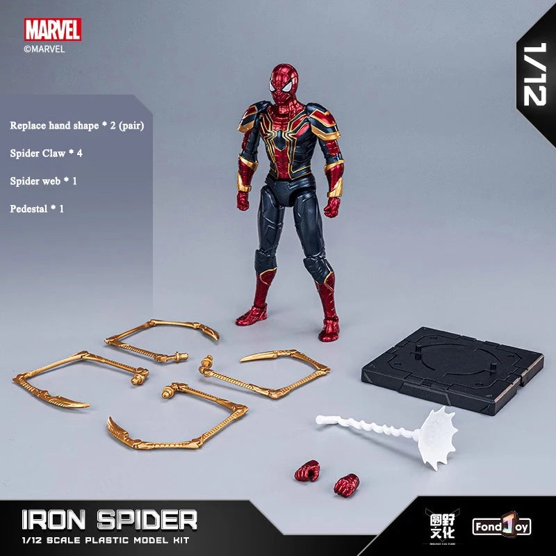 Figuras originales de Fondjoy Marve, Hulk, Thanos, Capitán América, Spider-Man, Thor, Iron Man, juguetes geniales para niños, modelos personalizados, muñecas, regalos para niños