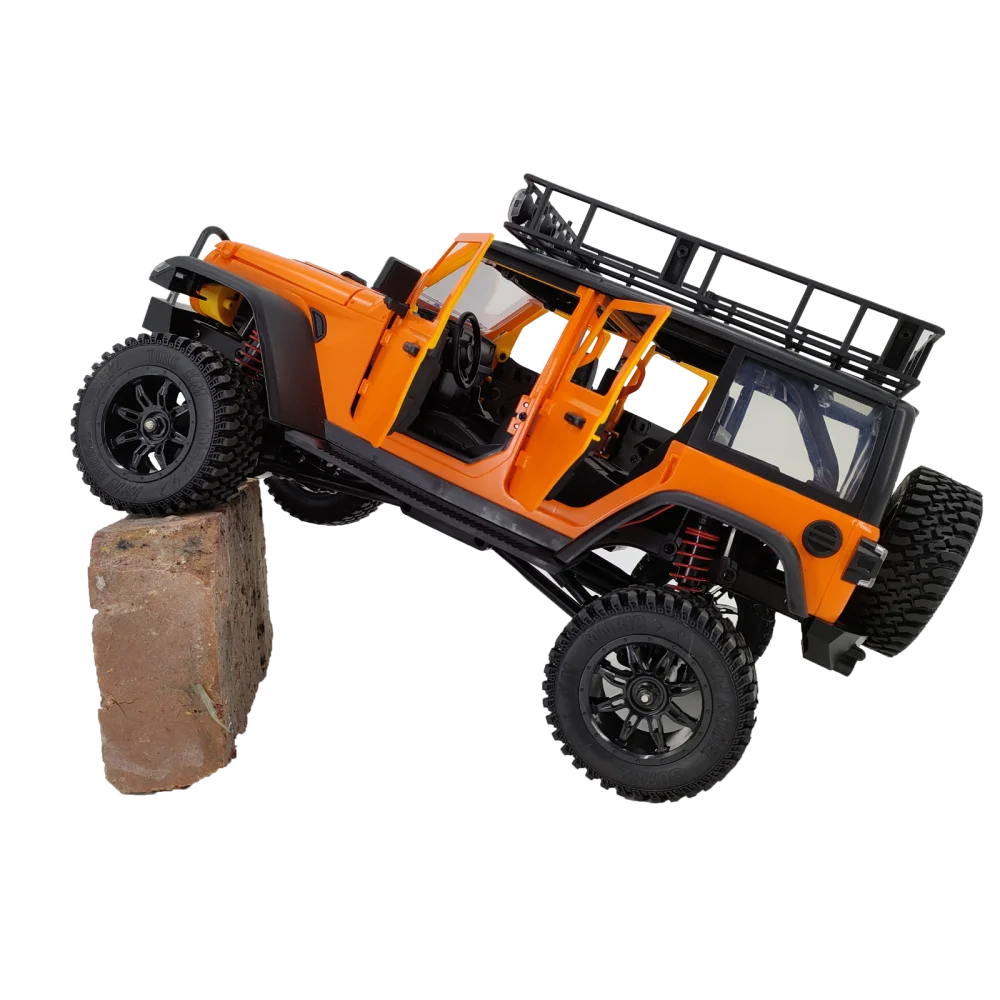 Buggy RC Crawler 4x4, Escala Completa con Luces LED