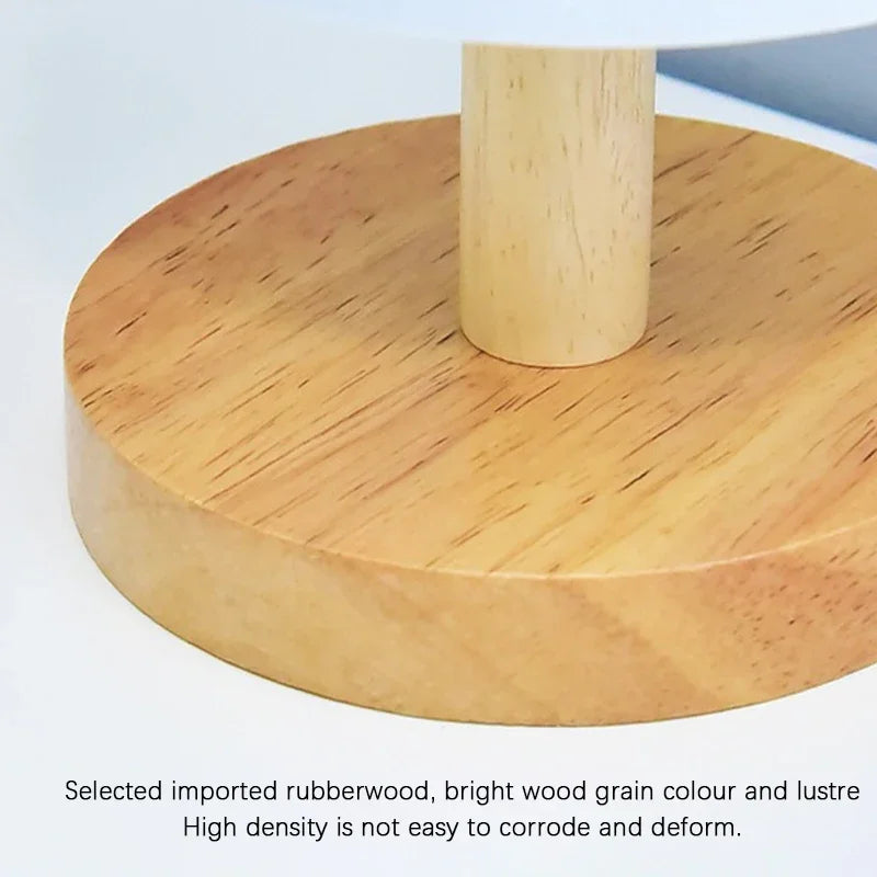 Lámparas de mesa de decoración cuadrada LED, estilo chino Simple, regulable, enchufe europeo, luz nocturna, pantalla de tela, luces de noche para dormitorio