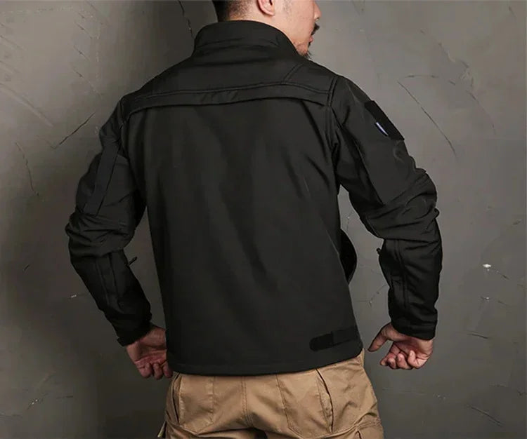 Chaqueta Táctica Shark para Hombre — Polar, Impermeable, Cortavientos