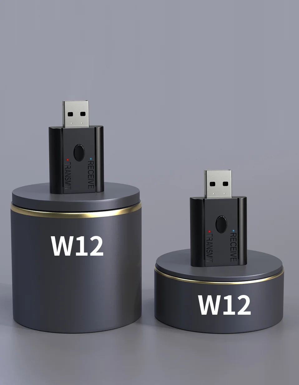Adaptador USB Bluetooth 5.3 2 en 1 Receptor Transmisor Audio AUX 3.5mm