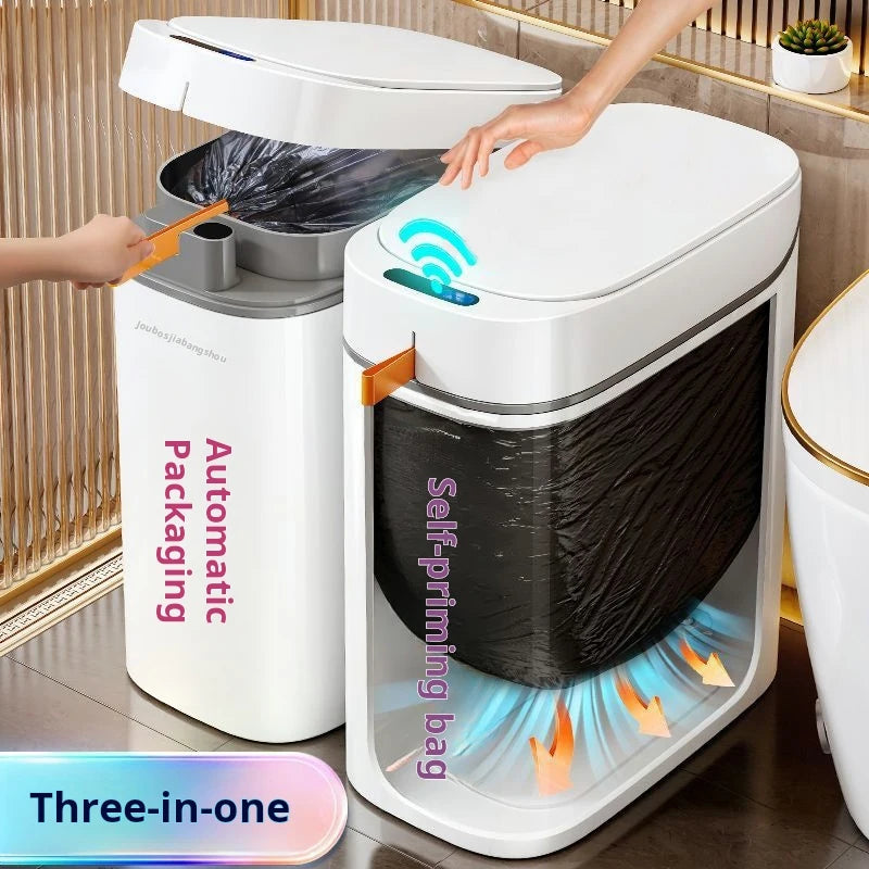 Cesto inteligente con sensor Joybos, adsorción automática de bolsas