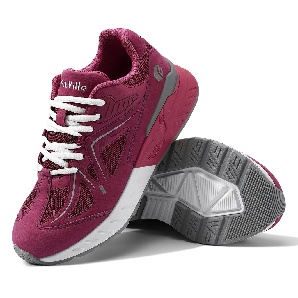 Zapatillas Anchas para Mujer FitVille — Alivio de Fascitis Plantar